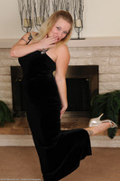 Allyza Blue Black Dress