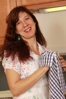 Valentine Washing Dishes Naked