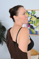 Veronica Strips After Work at AllOver30 Free