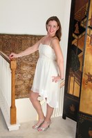 Sally Drops White Dress