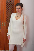 Becky In White Lingerie