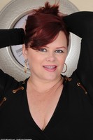 Curvy Mature Redhead Marcy Diamond Strips Naked at AllOver30 Free